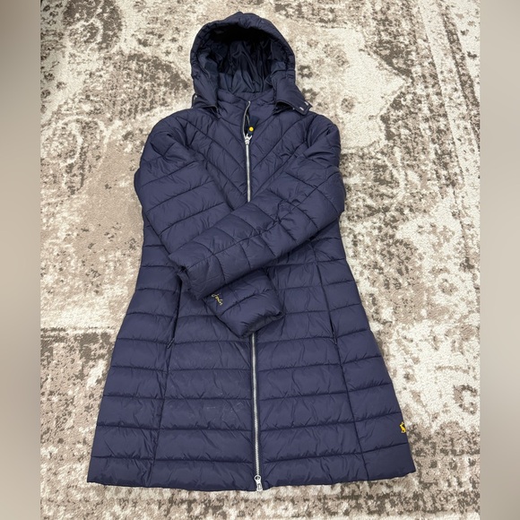 Joules Hooded Puffer Jacket - Picture 2 of 14